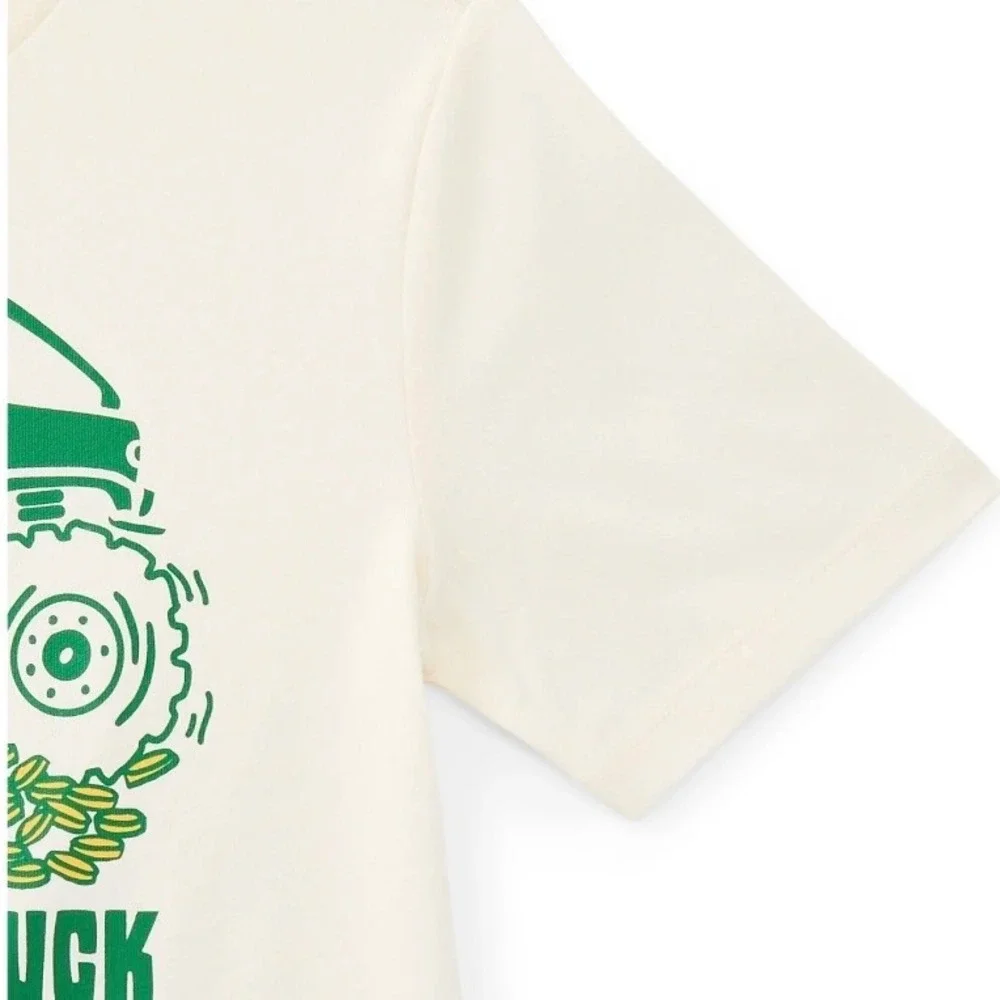 Way to Celebrate Kids‎ Monster Luck St Patricks Day Graphic Tee Cream Green L